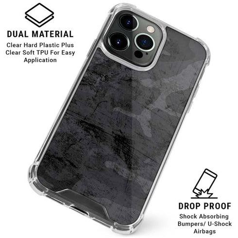 Urban Camo iPhone 16 Pro Max Clear Case